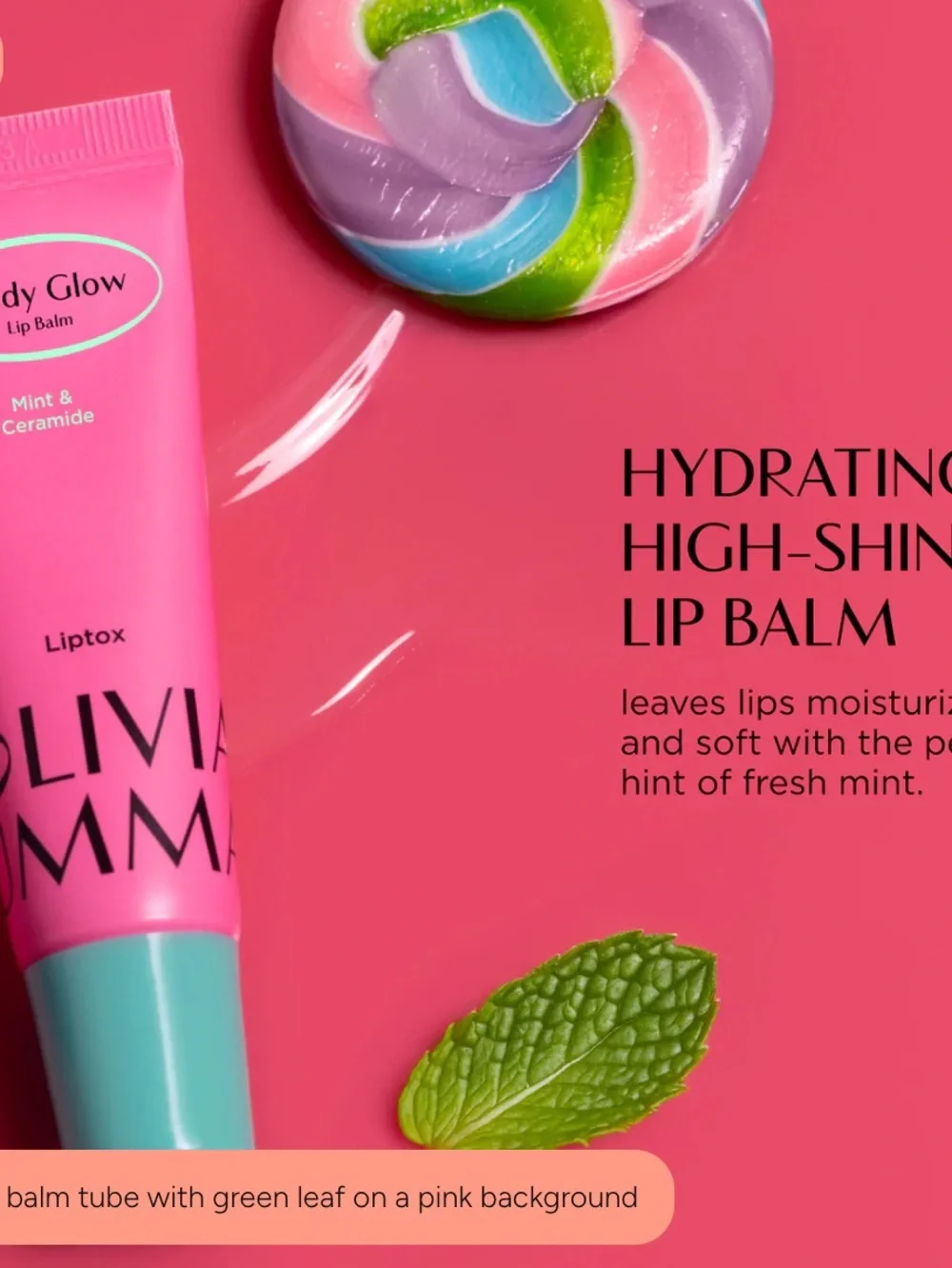 Olivia Umma - Candy Glow Lip Balm Duo (Guava and Mint)